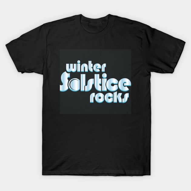 Winter Solstice Rocks Midwinter Novelty Gift T-Shirt by Tenh